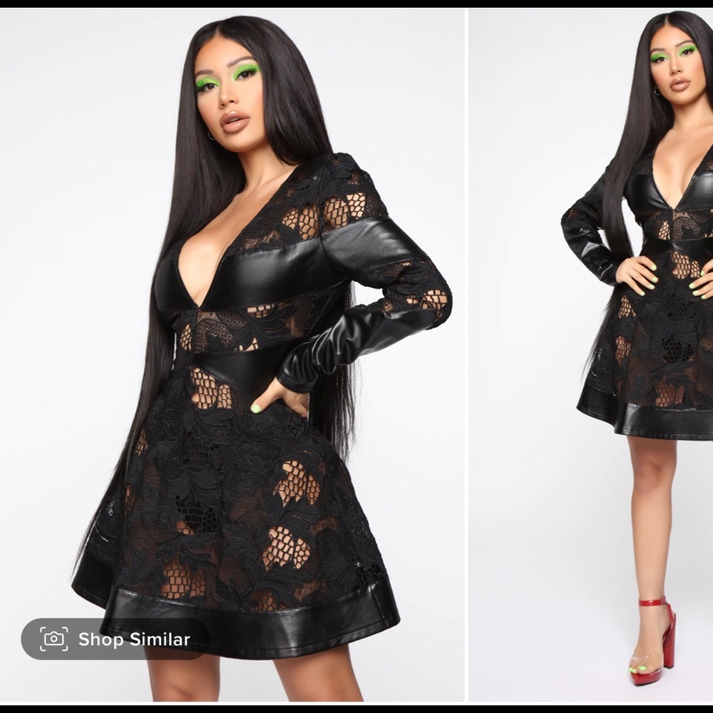 Cardi B Fashion nova lace dress